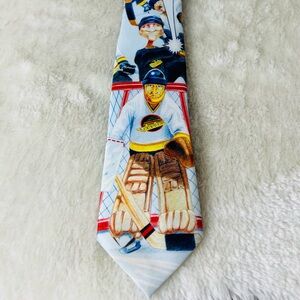 Vintage Vancouver Canucks Hockey Themed Necktie